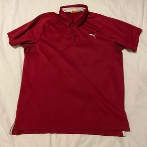 Men’s Puma Dry Fit Golf Polo Shirt - Medium